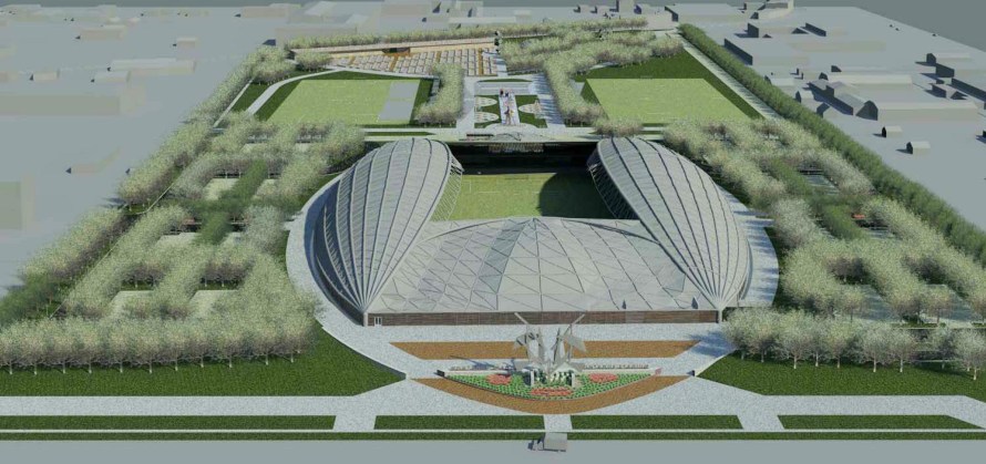 OVERALL FROM ROAD TO RAILROAD